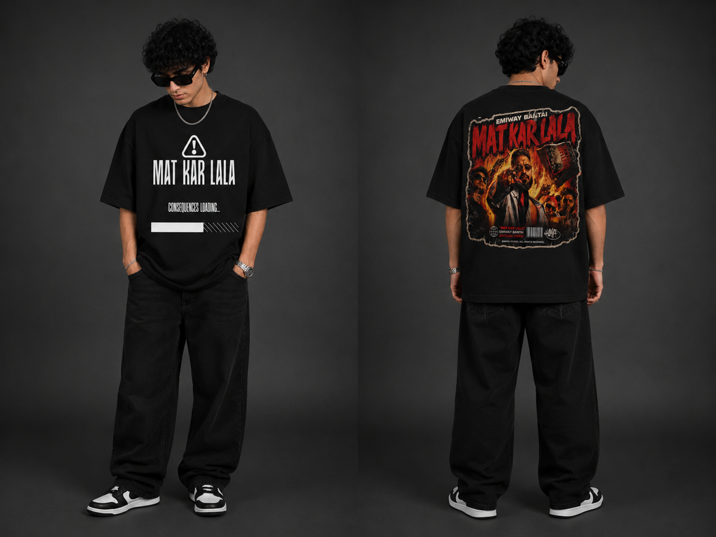 Mat Kar Lala | Oversized Graphic T-Shirt | TrueWave
