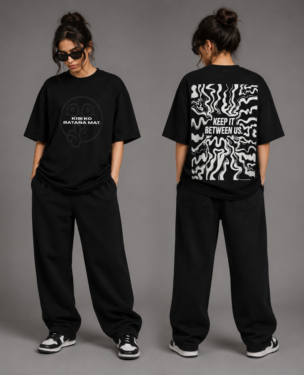 Kisi Ko Batana Mat. Graphic Oversized T-Shirt | TrueWave