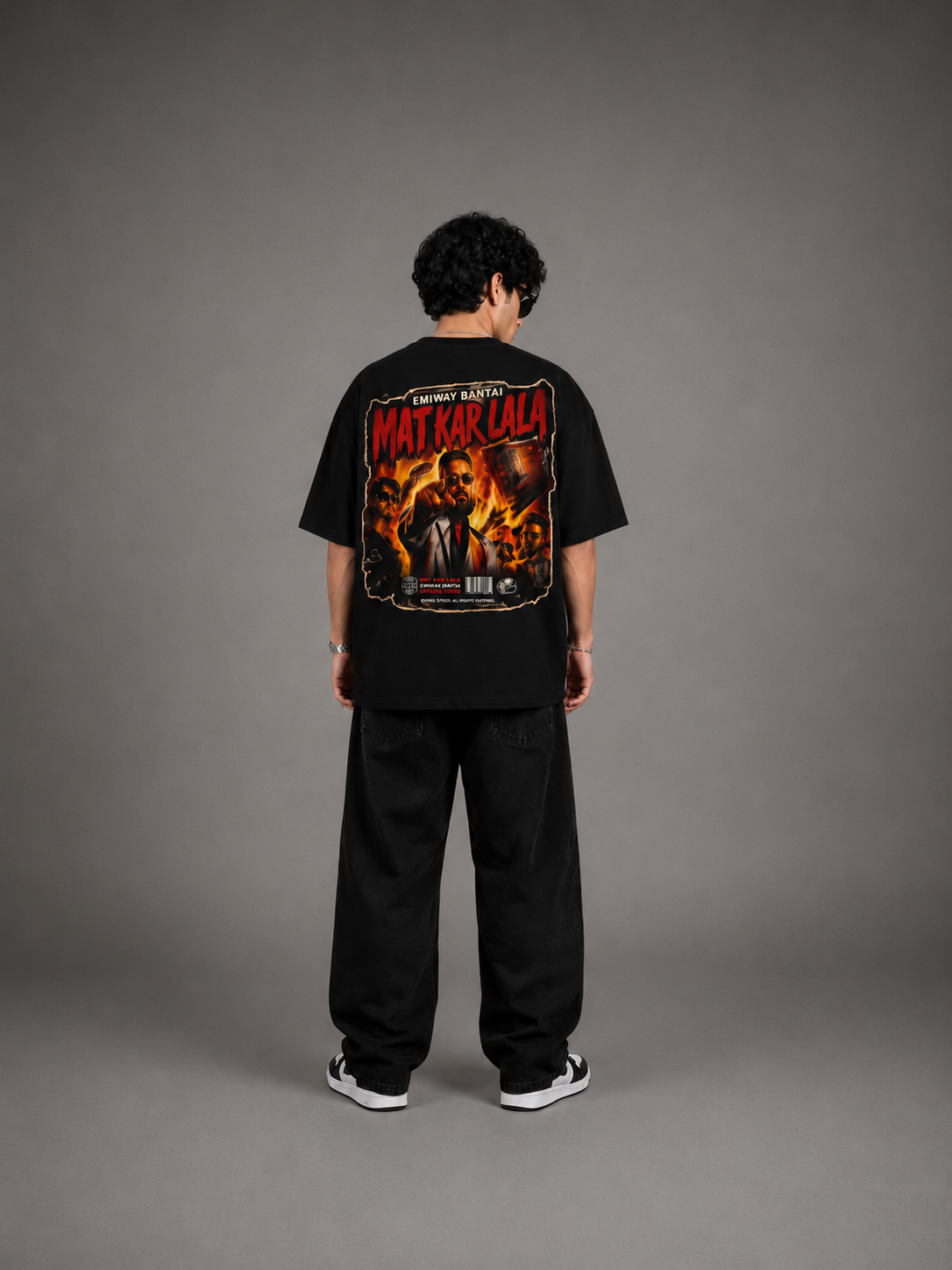 Mat Kar Lala | Oversized Graphic T-Shirt | TrueWave